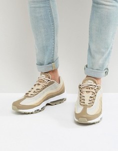 Бежевые кроссовки Nike Air Max 95 Ultra 857910-200 - Бежевый