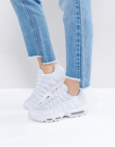Белые кроссовки Nike Air Max 95 Essential - Белый