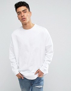 Белый оversize-свитшот ASOS - Белый