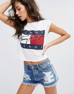 Кроп-топ Tommy Jeans - Белый