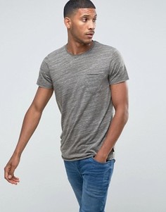 Длинная футболка с асимметричным краем Jack &amp; Jones - Черный