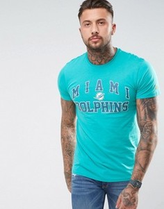 Футболка с дельфинами New Era Miami - Зеленый