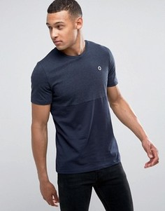 Футболка в стиле колор блок Jack &amp; Jones - Синий