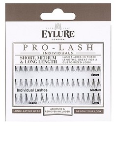 Набор отдельных накладных ресниц в пучках Eylure Pro-Lash - Черный