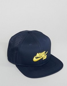 Бейсболка с логотипом Nike SB 629243-454 - Темно-синий