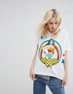 Футболка с принтом Wonder Woman Paul &amp; Joe Sister - Белый