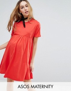 Свободное платье ASOS Maternity Ultimate - Красный