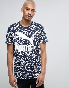 Футболка камуфляжной расцветки Puma - Синий