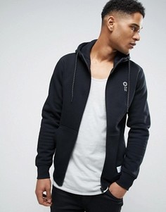 Худи на молнии с логотипом на груди Jack &amp; Jones Core - Черный
