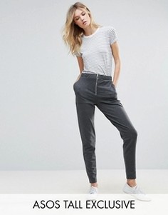 Свободные джоггеры с кольцом ASOS TALL - Серый