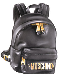 trompe loeil backpack illusion clutch bag Moschino