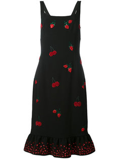 sequinned berry dress Altuzarra