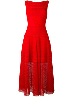 textured panel dress Talbot Runhof