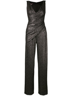 metallic wrap jumpsuit Talbot Runhof