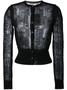wide waistband cardigan Alexander McQueen