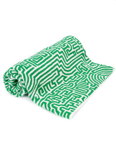 geometric print beach towel John Elliott