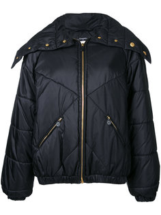 CC logo long sleeve down jacket Chanel Vintage