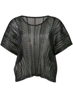 lace cut top Pleats Please By Issey Miyake
