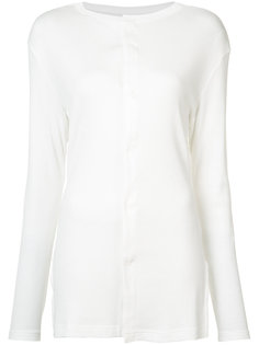 ribbed long sleeve top Ys Y`s
