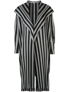 striped coat Pleats Please By Issey Miyake