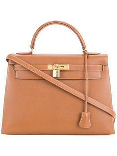 Kelly 32 2way veau greine couchevel handbag Hermès Vintage