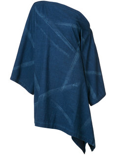 asymmetric denim dress Yohji Yamamoto