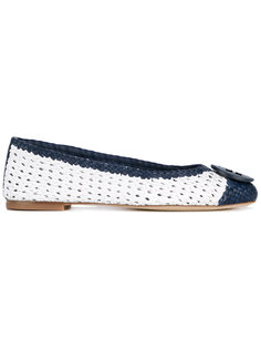 плетеные балетки Tory Burch
