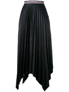 asymmetric pleated maxi skirt Aviù