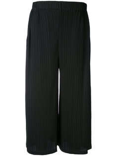 плиссированные укороченные брюки Jil Sander