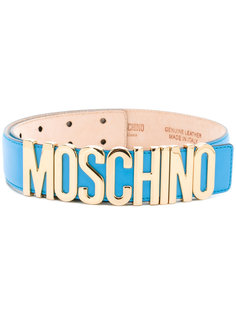 ремень с логотипом Moschino