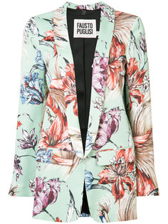 пиджак с цветочным принтом Fausto Puglisi