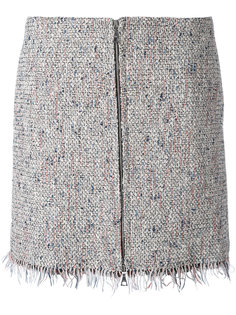 zipped tweed skirt  Theory