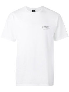 футболка с логотипом  Stussy