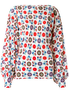 floral print blouse Reinaldo Lourenço