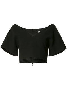 cropped off-shoulder top Maticevski