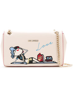 сумка на плечо с вышивкой doll Love Moschino