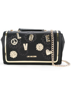 сумка на плечо с откидным верхом Love Moschino