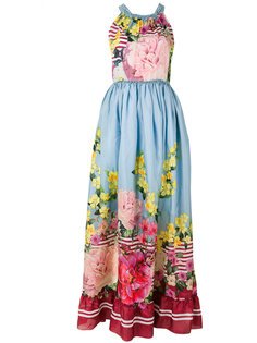 long sleeveless floral dress Blugirl