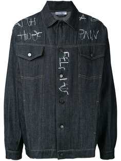 джинсовая куртка с вышивкой Selfmade By Gianfranco Villegas