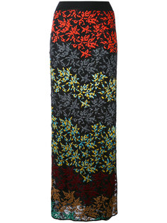 длинная юбка с цветочным узором Missoni