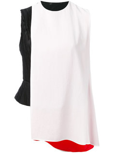 asymmetric pleated panel top Haider Ackermann