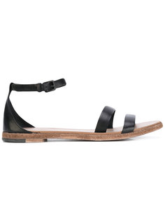 buckled flat sandals Roberto Del Carlo