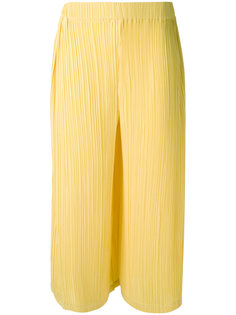 плиссированные укороченные брюки Jil Sander