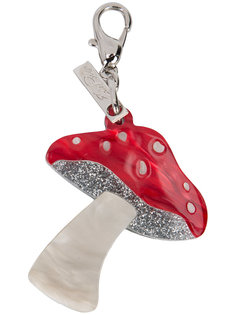 Shroom charm keychain Edie Parker