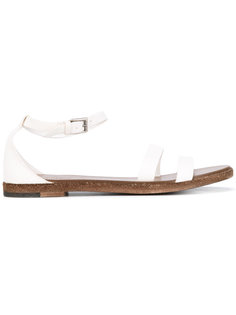 buckled flat sandals Roberto Del Carlo