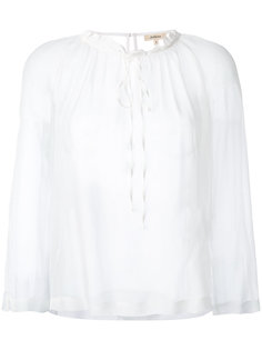 drawstring sheer blouse Bellerose