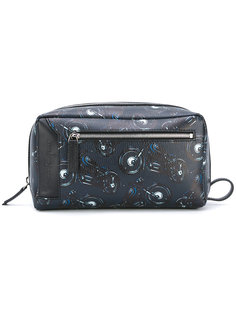 motorcycle print Dopp kit Salvatore Ferragamo