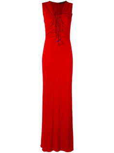 lace-up maxi dress Roberto Cavalli