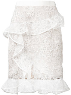 frill lace skirt Self-Portrait