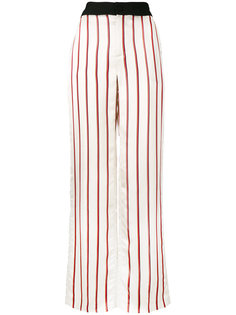широкие штаны в полоску Lanvin